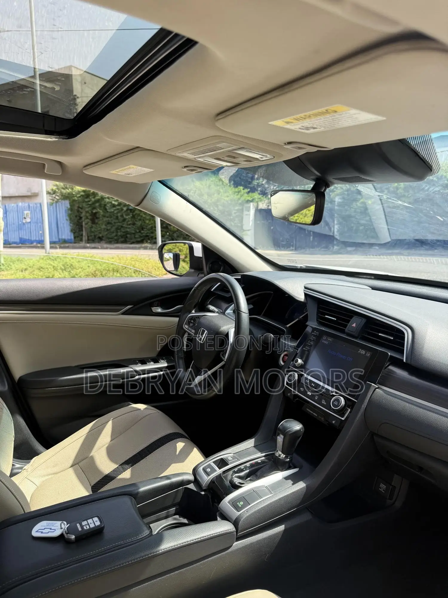 Honda Civic EX-L Sedan 2020 White