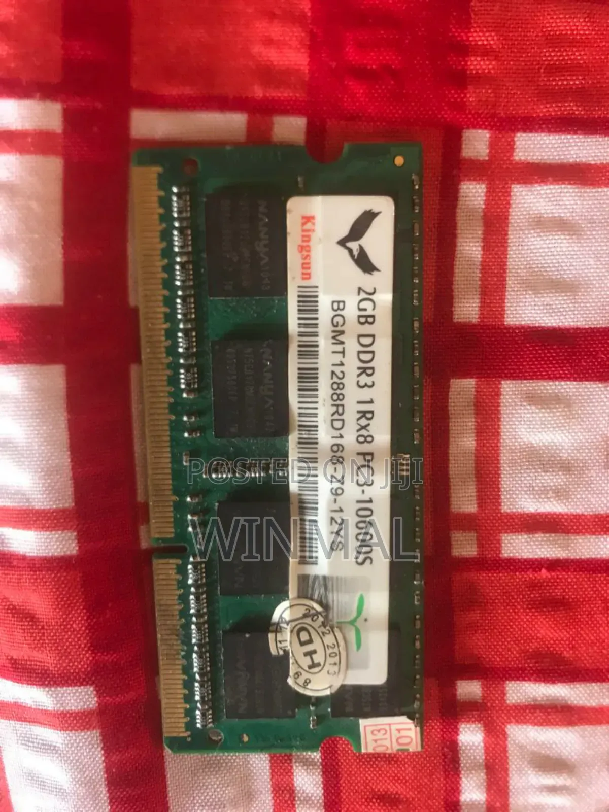Laptop Ddr3 Ram 2gb