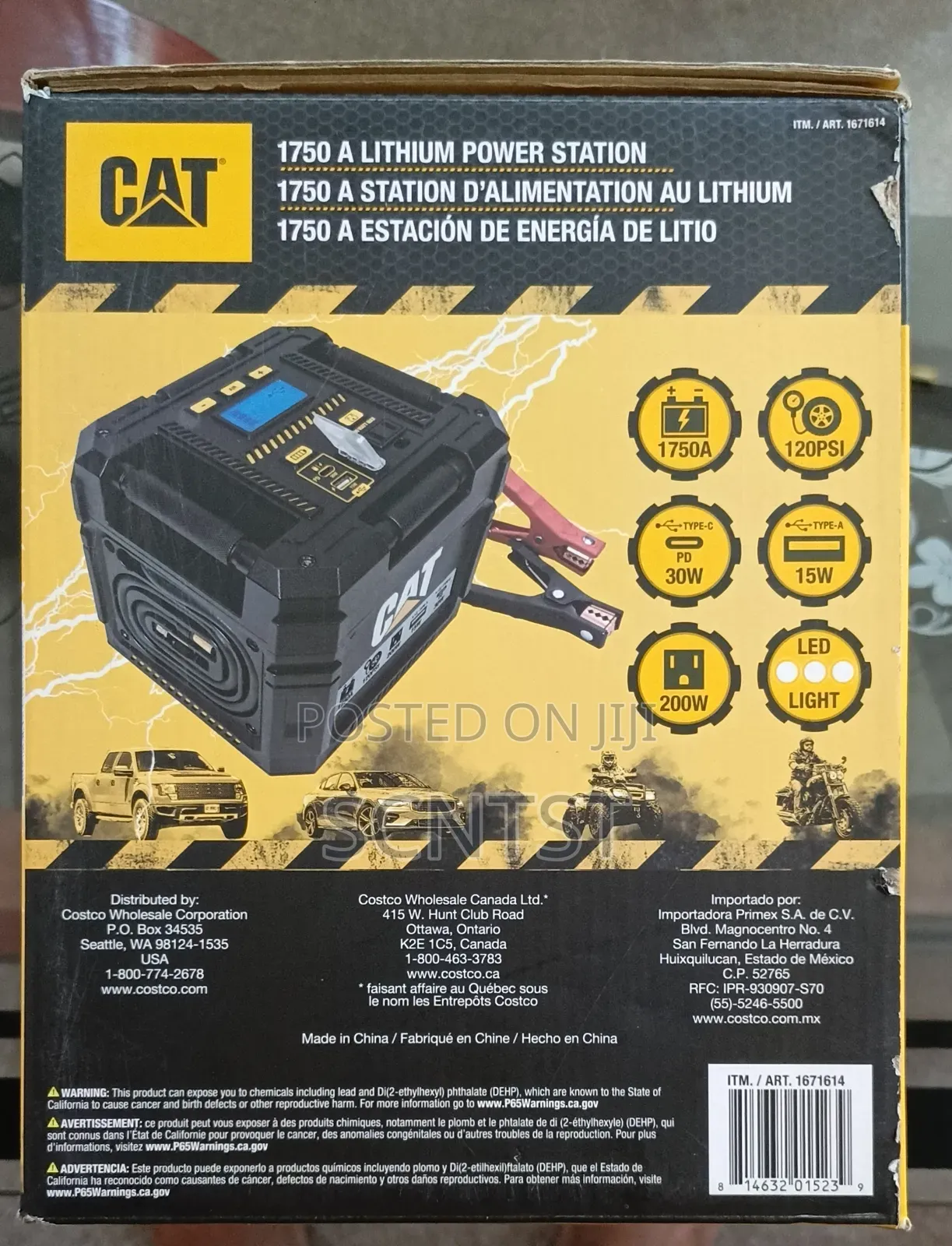 Cat -Portable Car Jumper With Pump