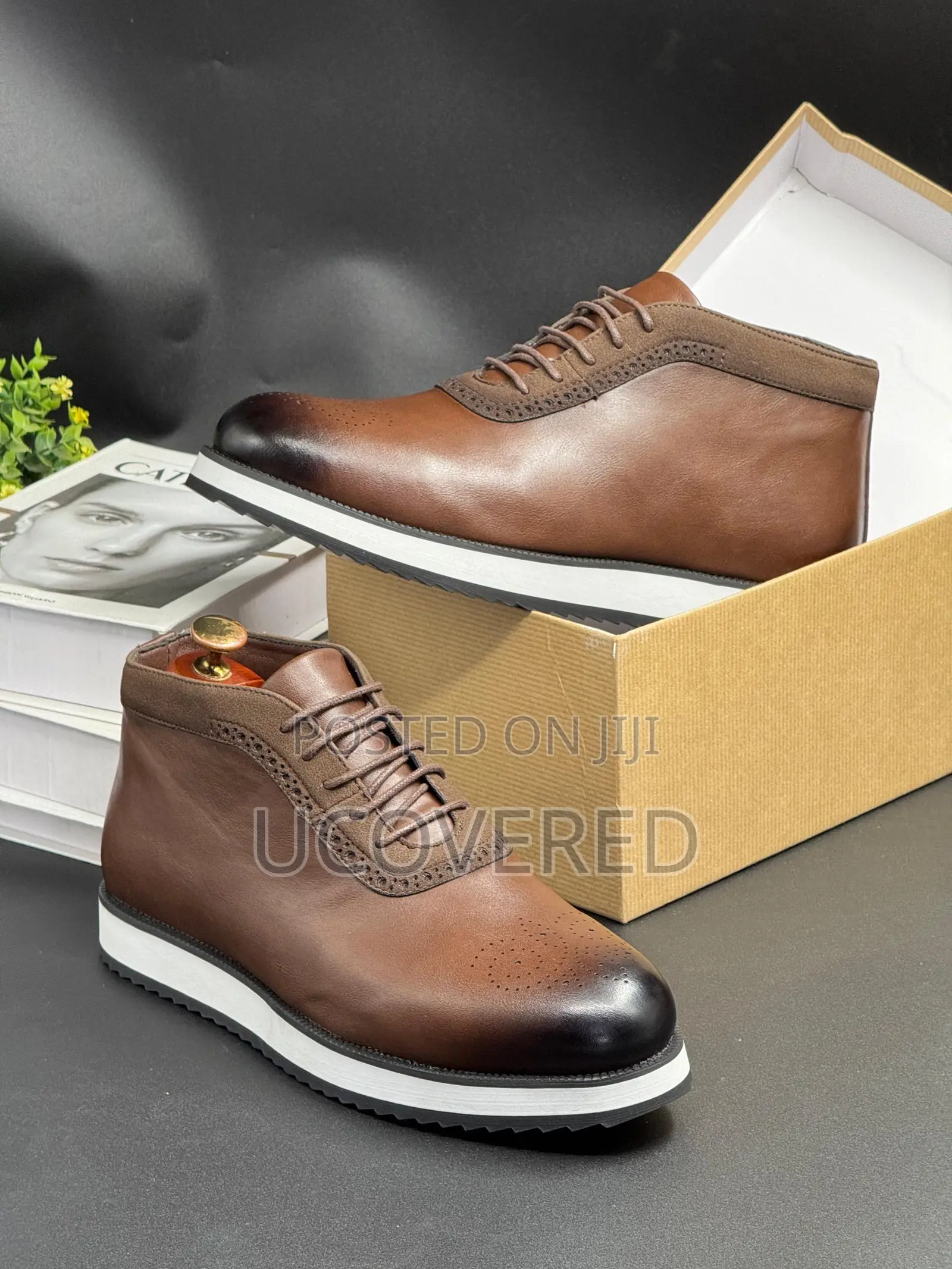 Berluti Men’S Casual Boots Mid Top Dress Sneakers