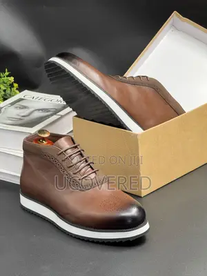 Berluti Men’S Casual Boots Mid Top Dress Sneakers