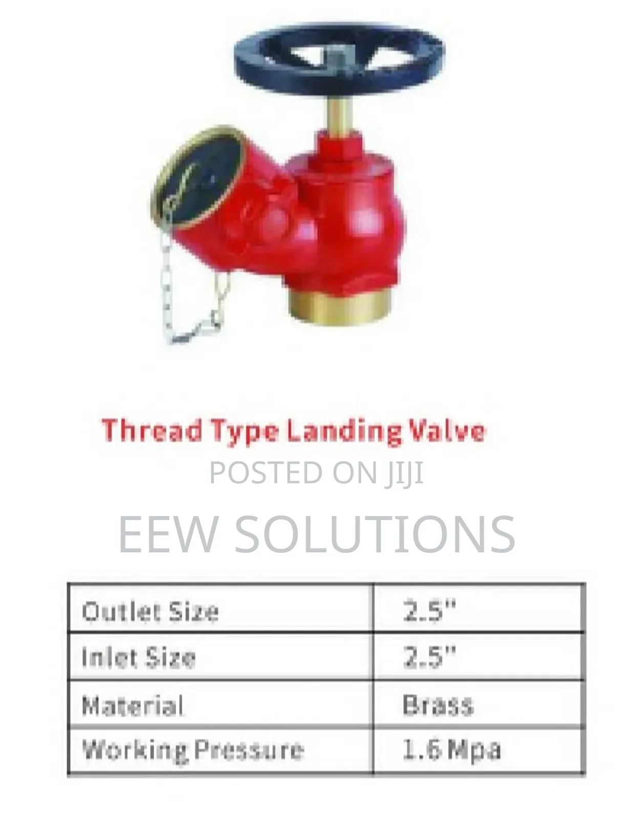 Landing Valve (Threaded) 2.5" Bs336