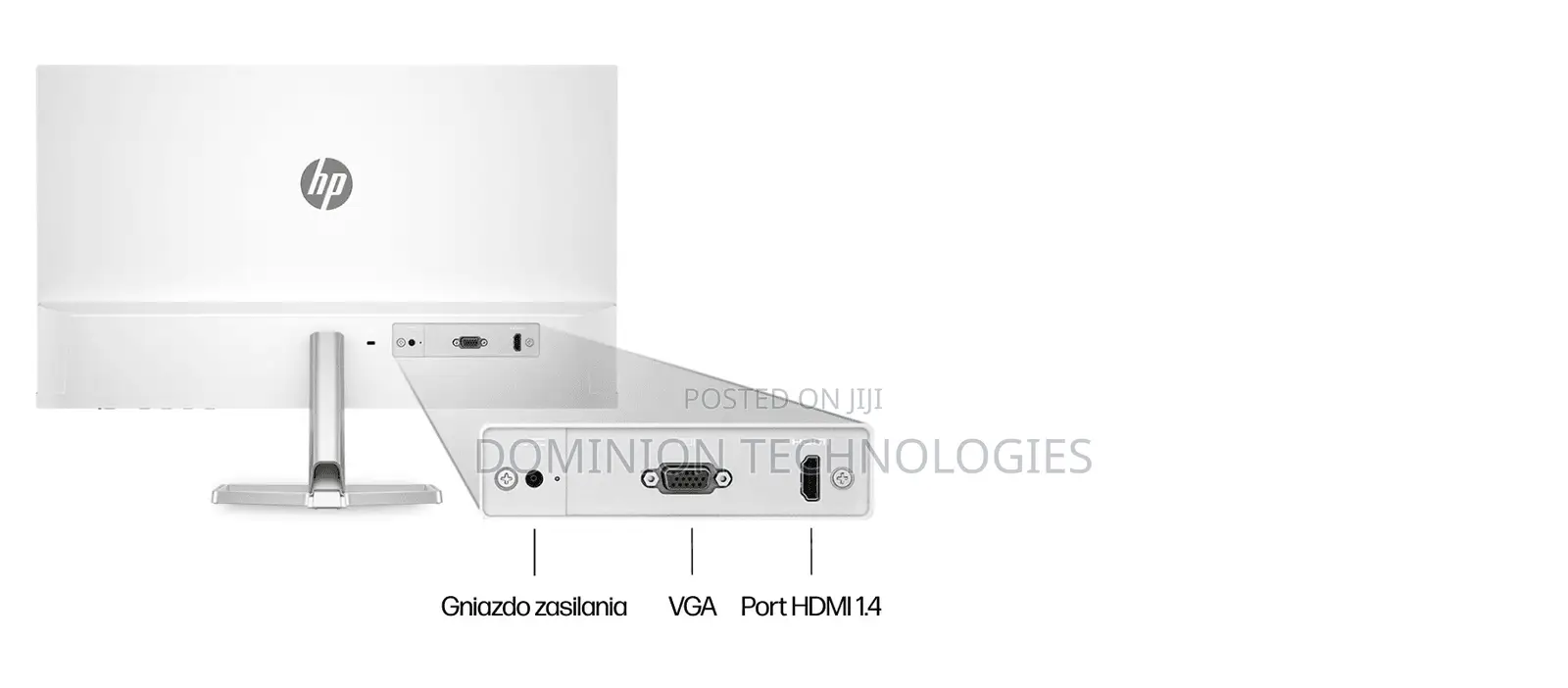 Hp Series 5 23.8 Inch FHD White Monitor - 524sw (94c21aa)