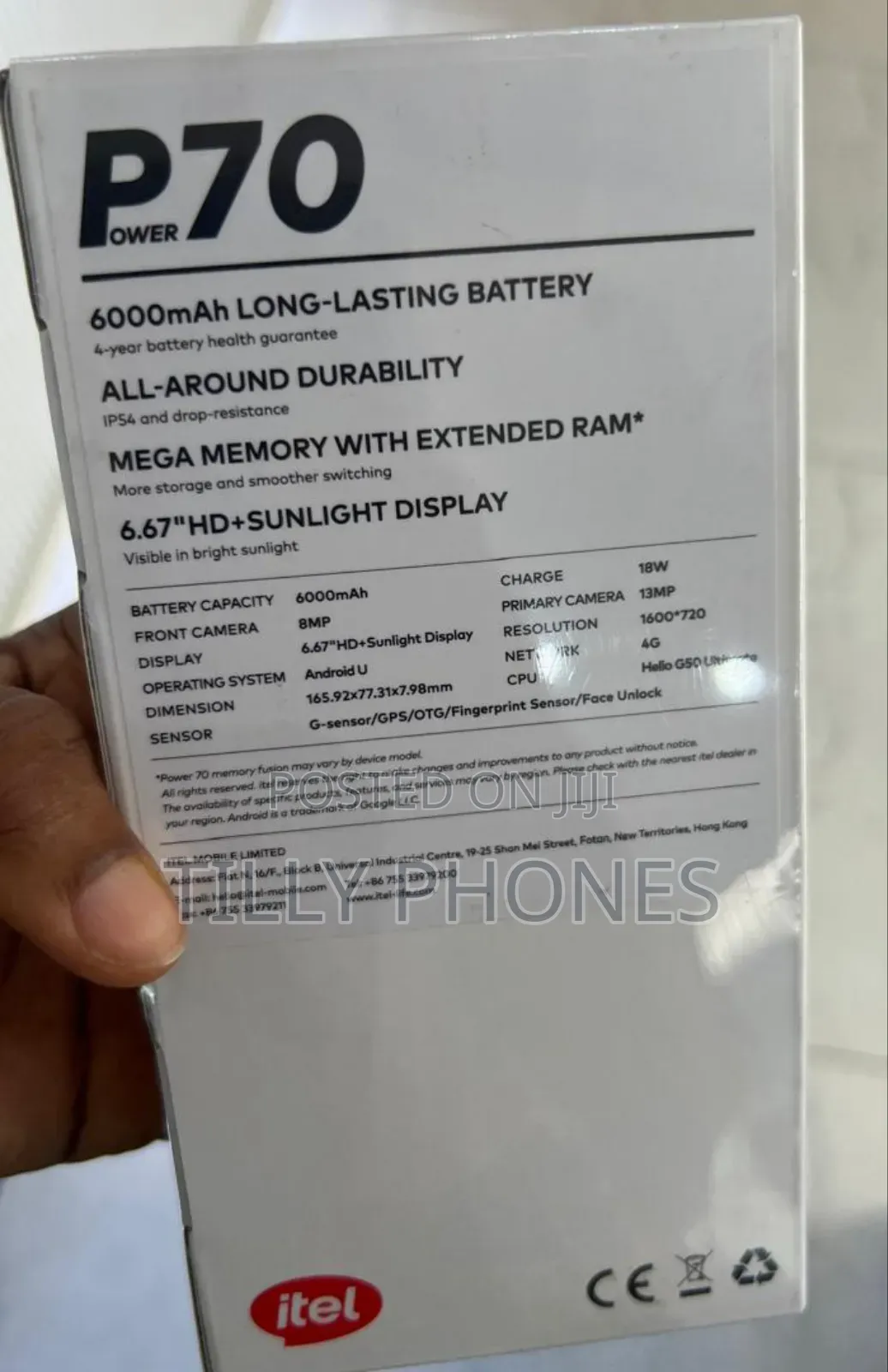 New Itel P70 64 GB Blue
