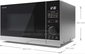Sharp 25 Litre 900w Digital Microwave, 10 Power Levels,