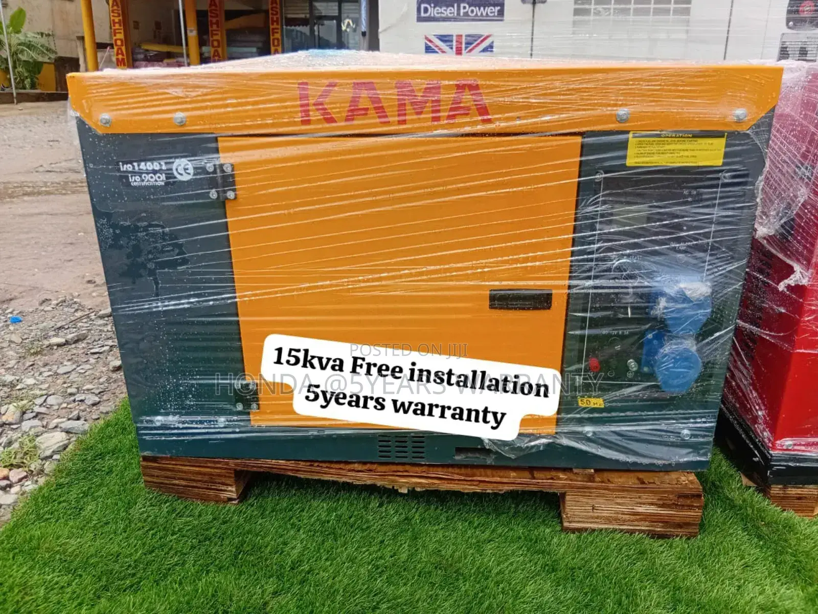 User Friendly Gen Interface Kama 15kva 16500watt Diesel 15kv