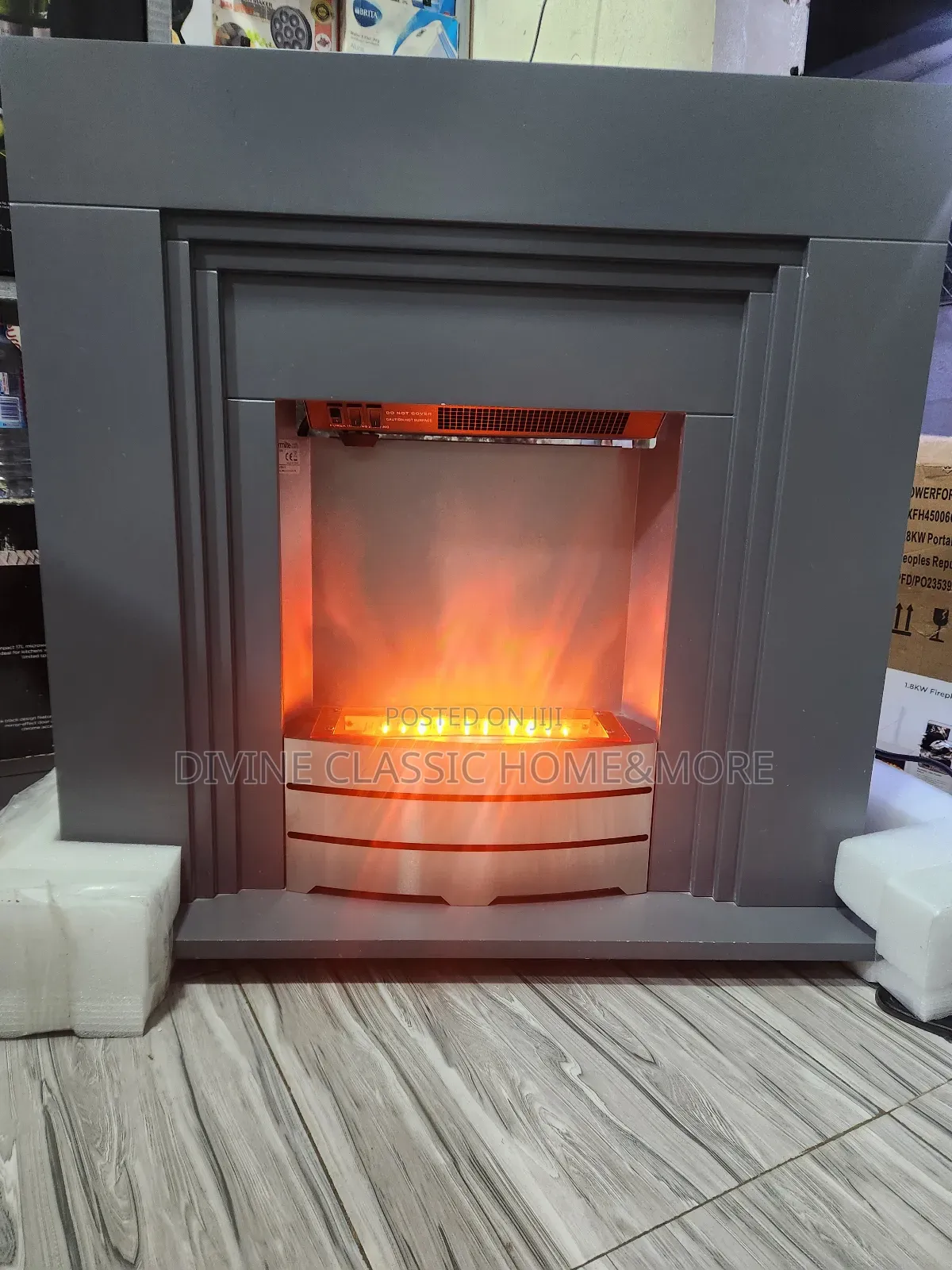 Warmlite Room Heater With Realistic Led Flame