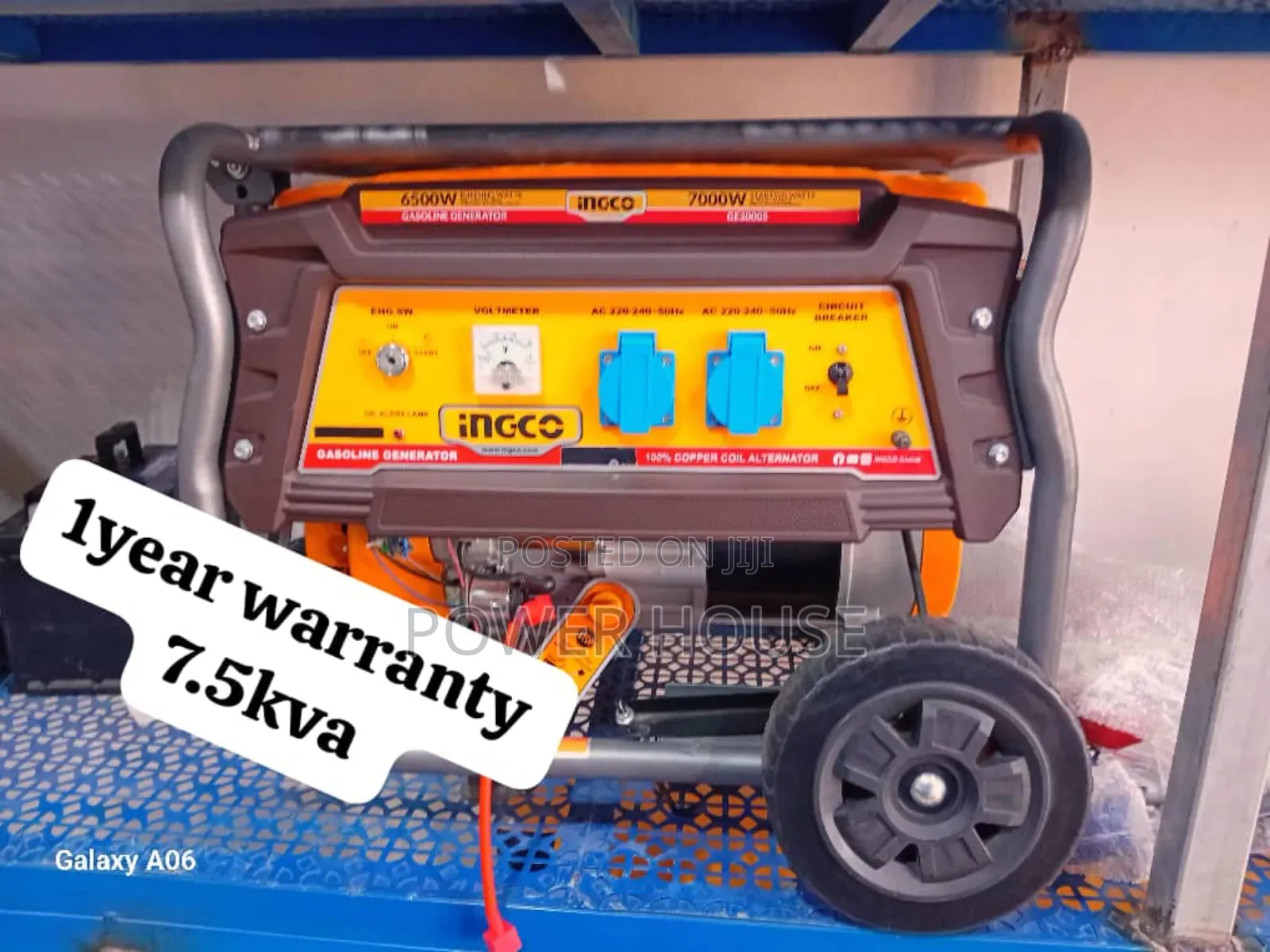 Alpha Relay Ingco 7.5kva 8500watts Petrol Generator