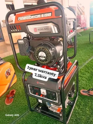 Increased Capability 7 5kva Petrol Generator