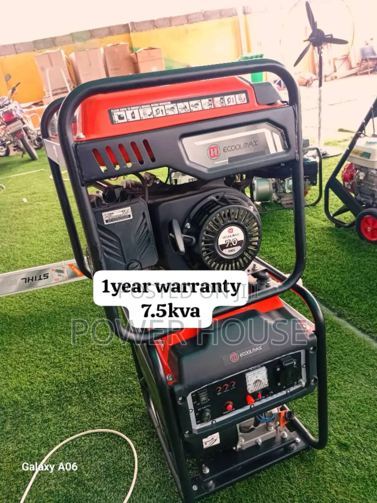 Chronos Volt Ecoolmax Petrol Generator 7.5kva 8500watts