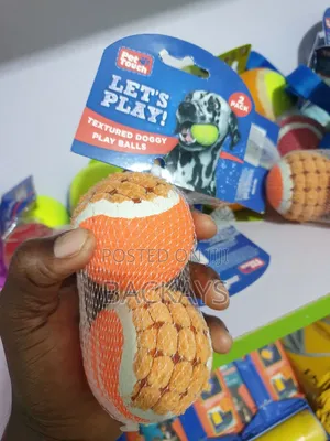 Textured Dog Play Balls