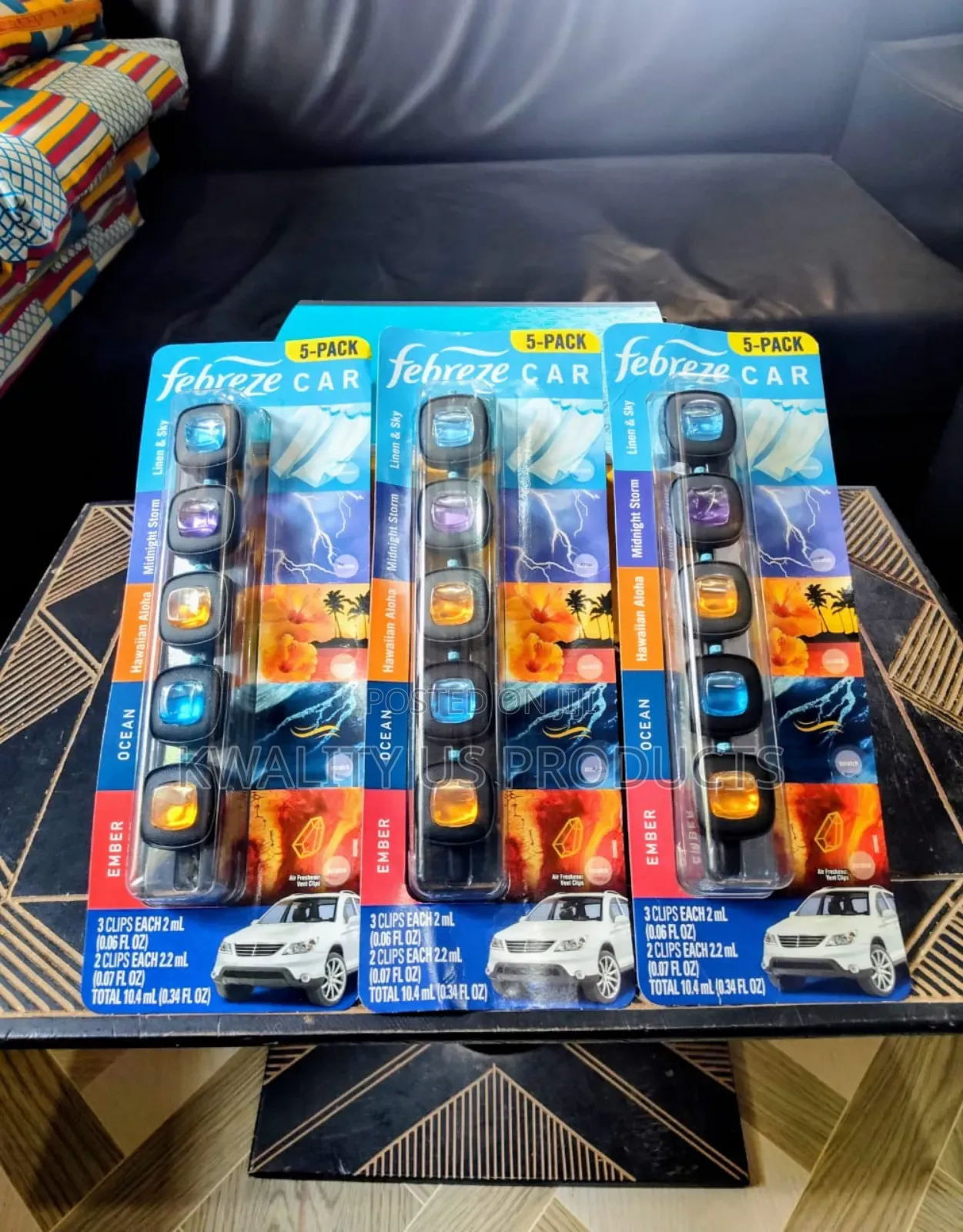 Febreze Car Air Freshner - 5 Pieces
