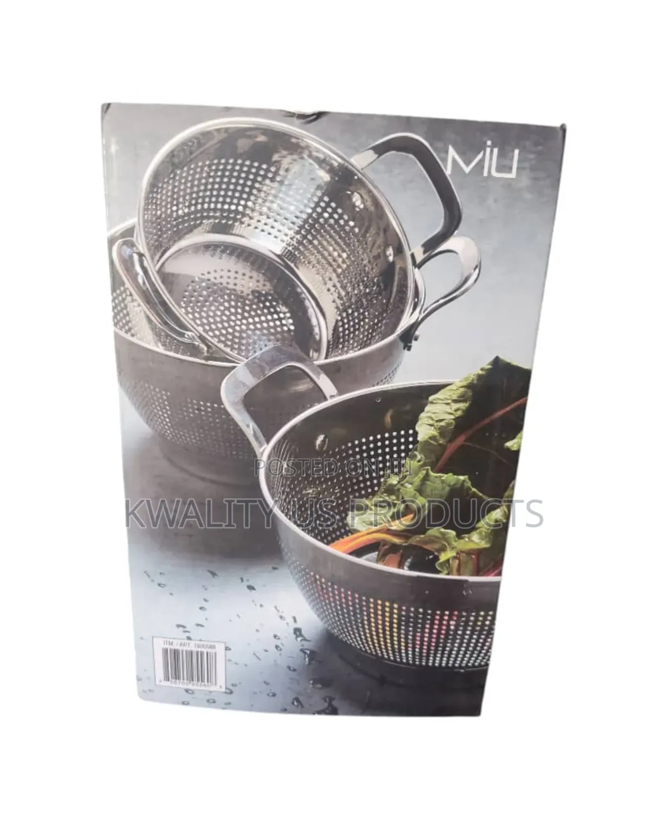 Miu Stainless Steel Colander Set - 3 Piece