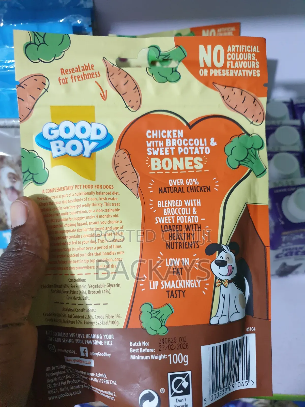 Delicious Chicken and Brocoli Dog Food for All Dog Types