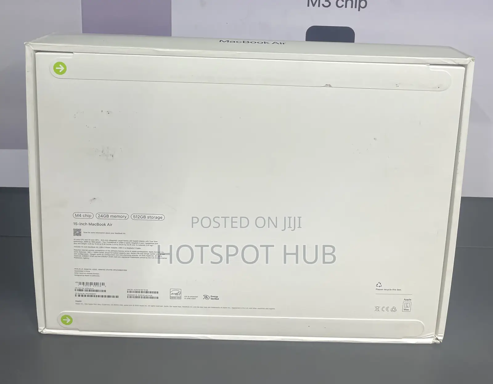 New Laptop Apple MacBook Air 2025 M4 15-inch 24GB Apple M4 SSD 512GB