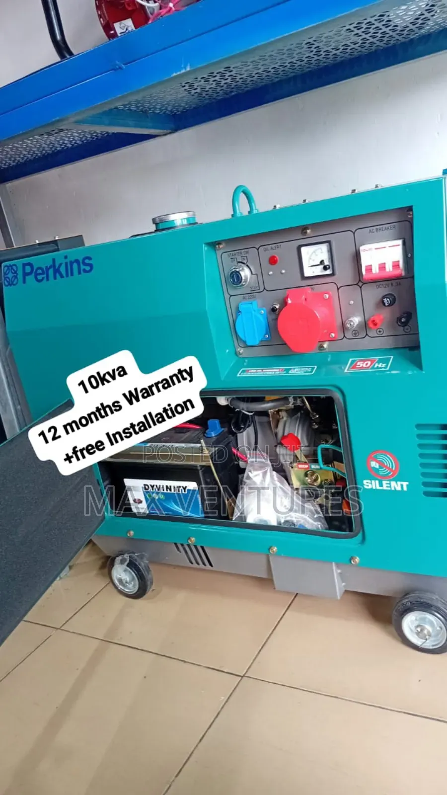 10kva 3phase Perkins Diesel Generator Gladiusline