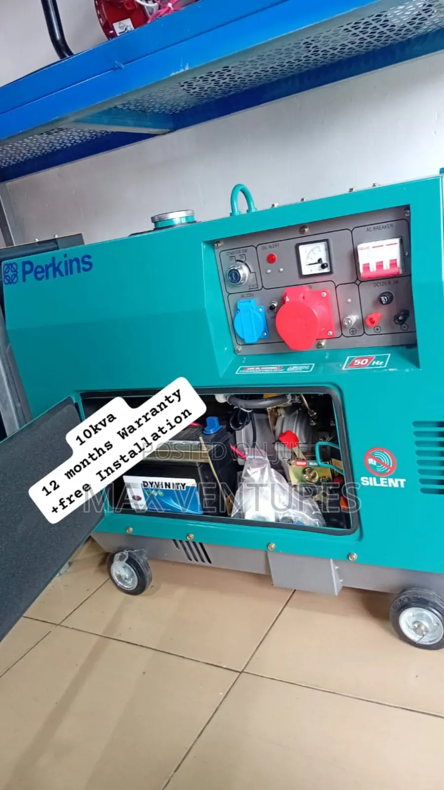 10kva Perkins Astralbase 3phase Diesel Generator Diesel