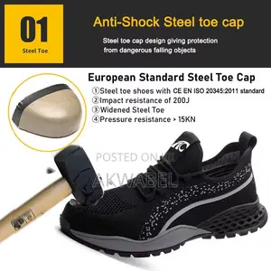 Ds-211 • Light Weight Breathable Safety Boots