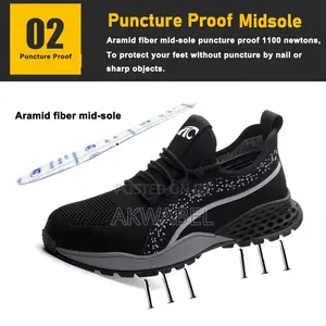 Ds-211 • Light Weight Breathable Safety Boots