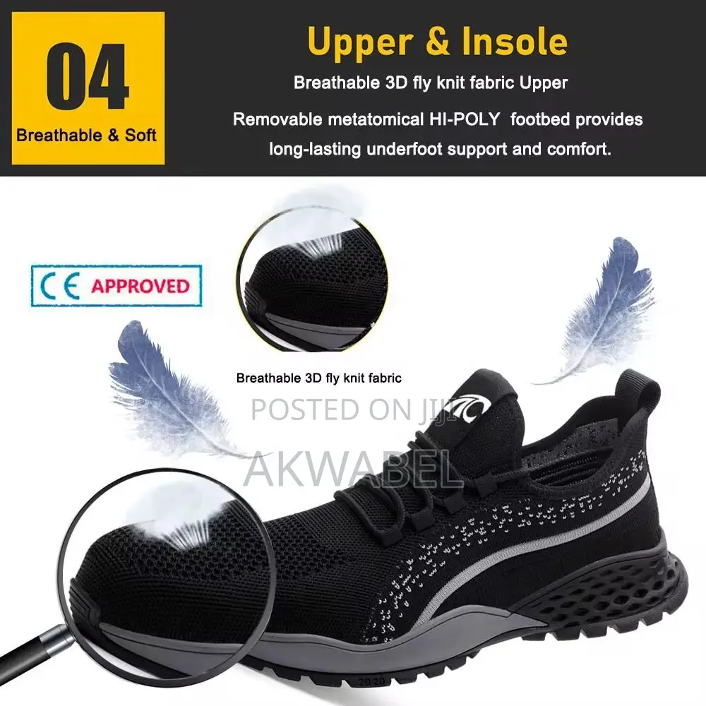 Ds-211 • Light Weight Breathable Safety Boots