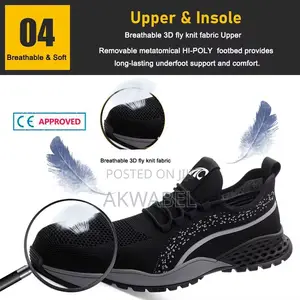 Ds-211 • Light Weight Breathable Safety Boots