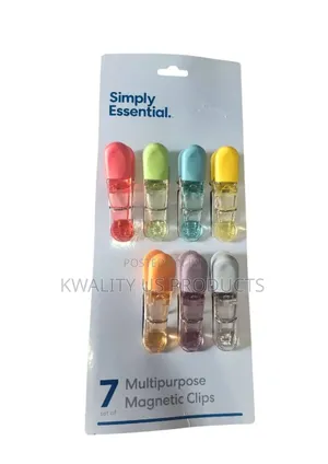 Multipurpose Magnetic Clips - 7 Piece