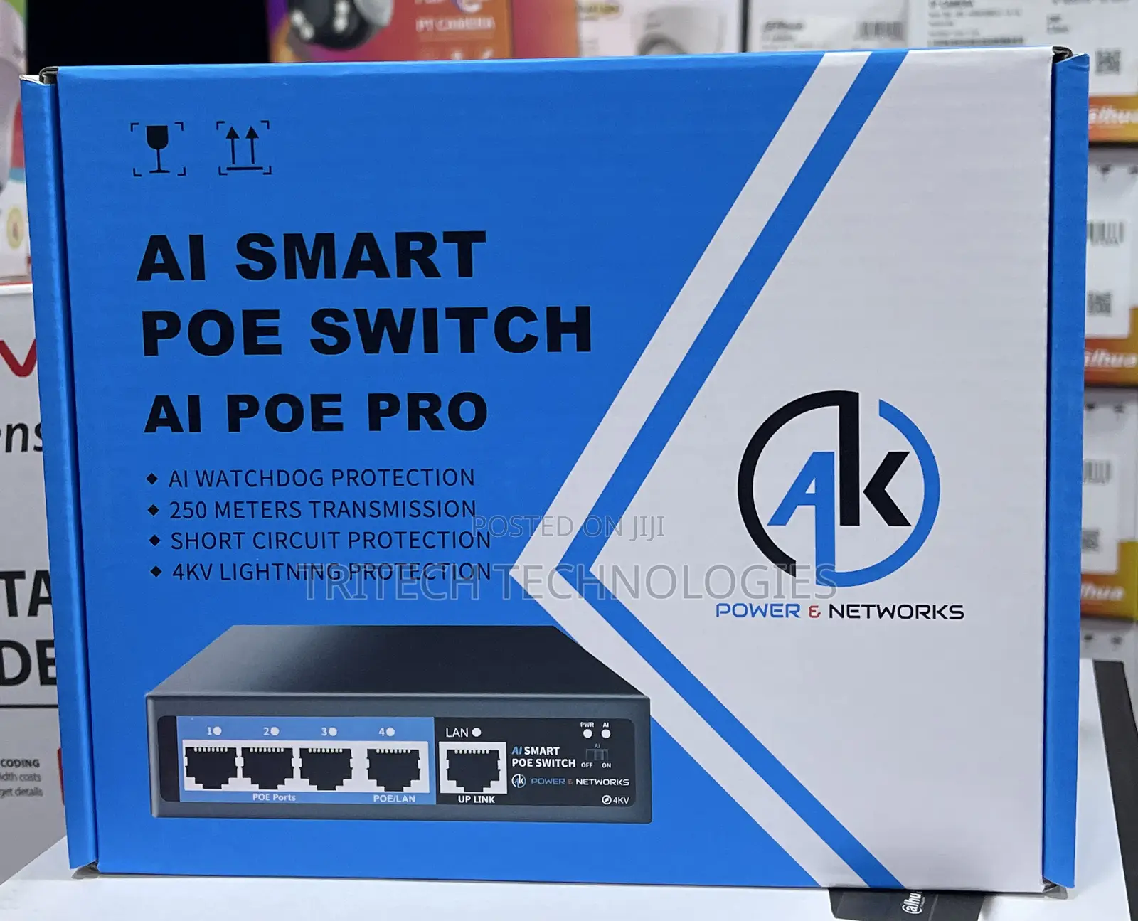 Ak 4port Poe Smart Switch Ai Poe Pro