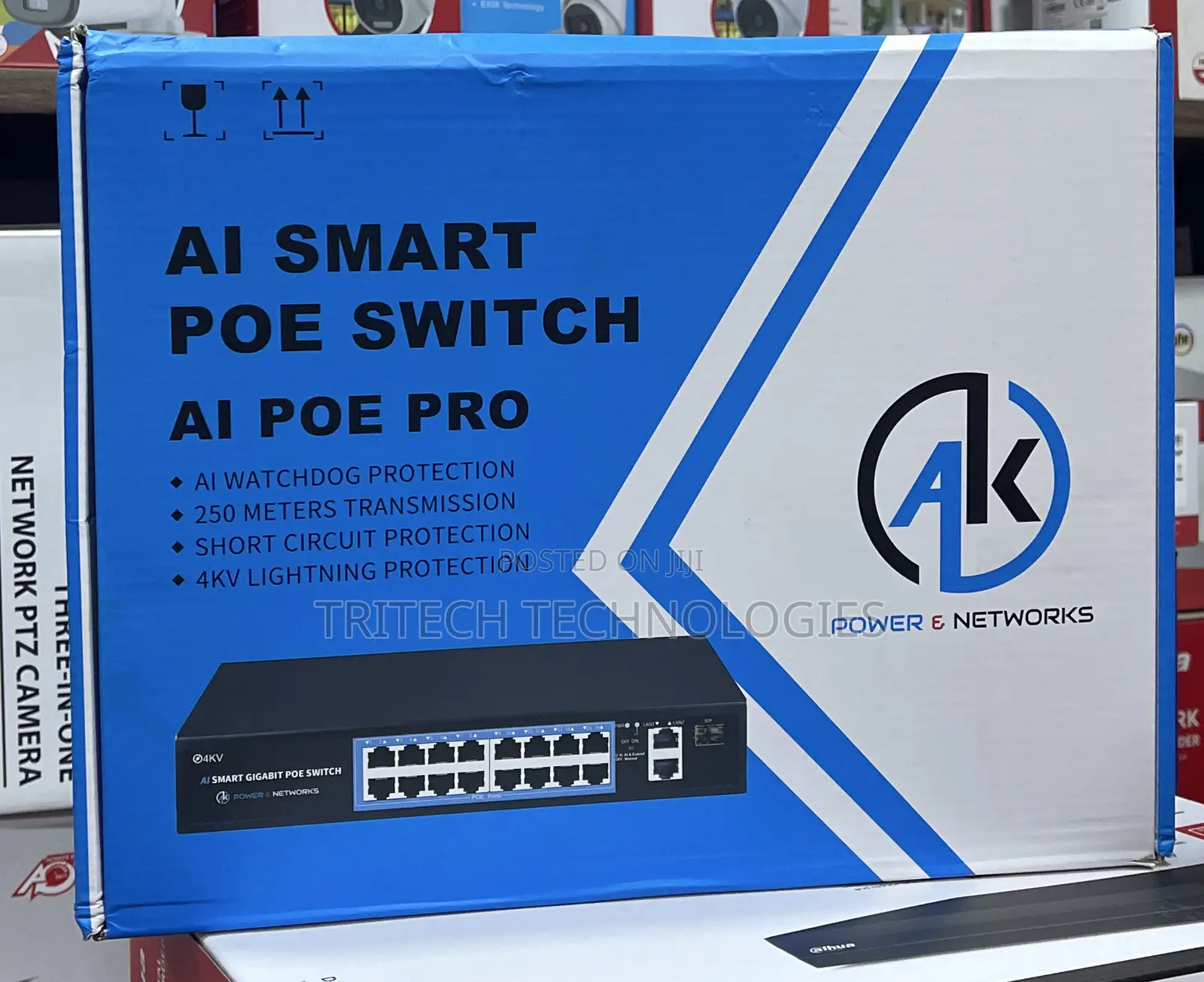 Ak 16port Poe Smart Ai Switch Ai Poe Pro
