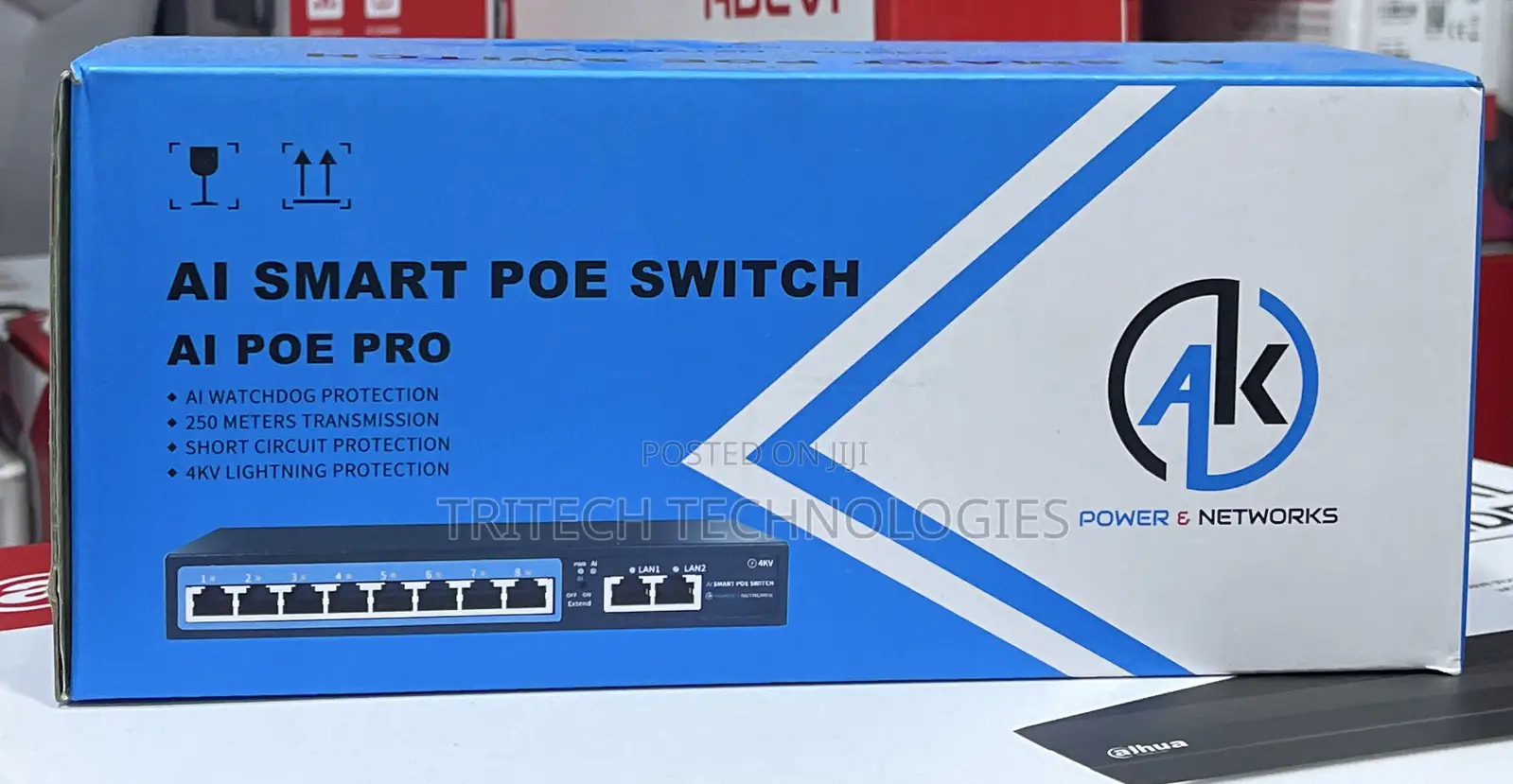 Ak 8port Poe Smart Switch