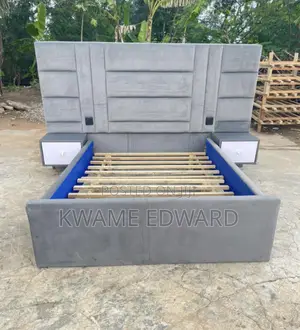 Double Bed With Two Sides Drawer