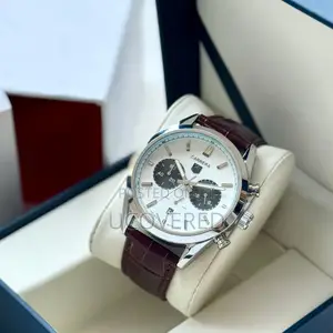 Branded Men’S Casual Chronograph Quartz Wristwatch