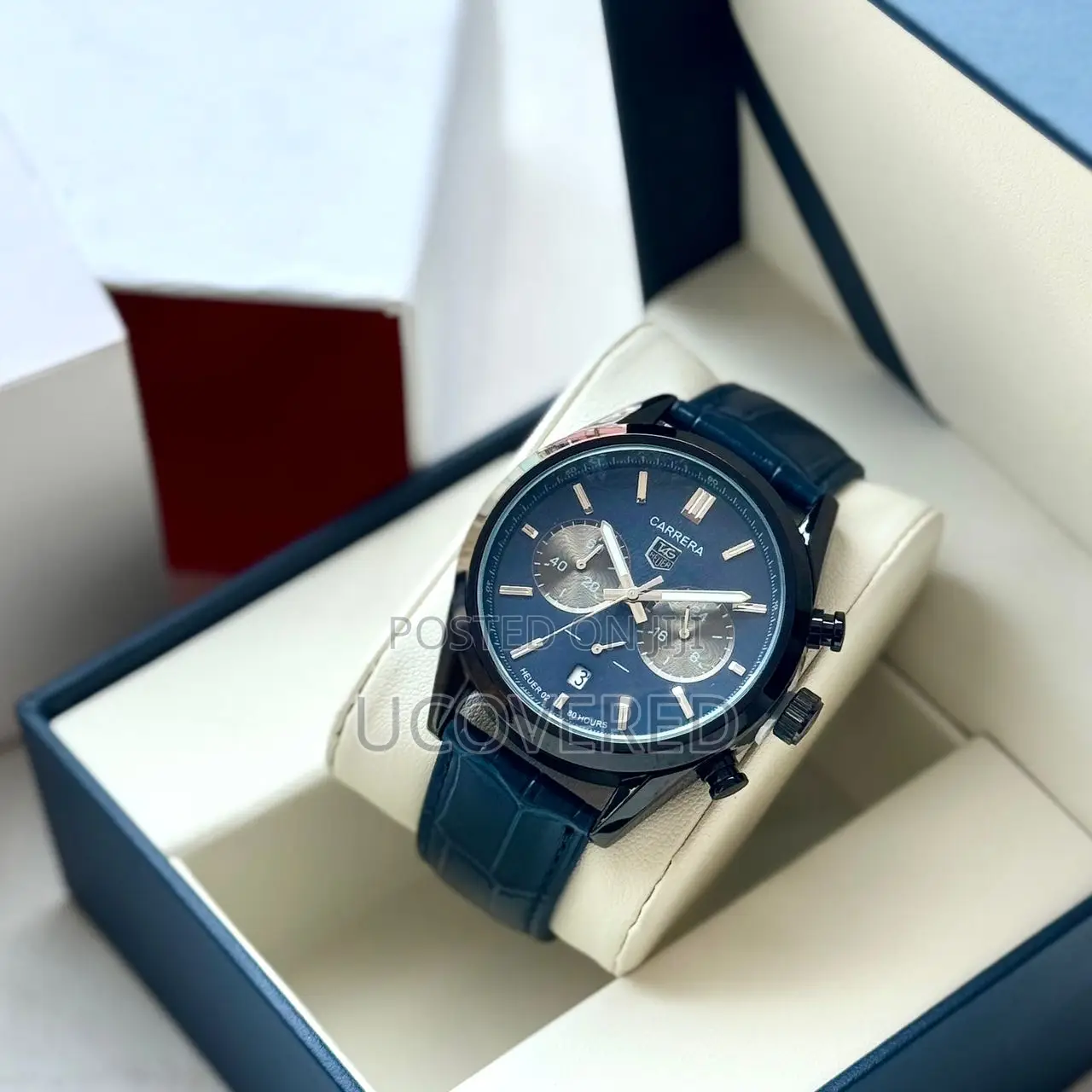 Branded Men’S Casual Chronograph Quartz Wristwatch