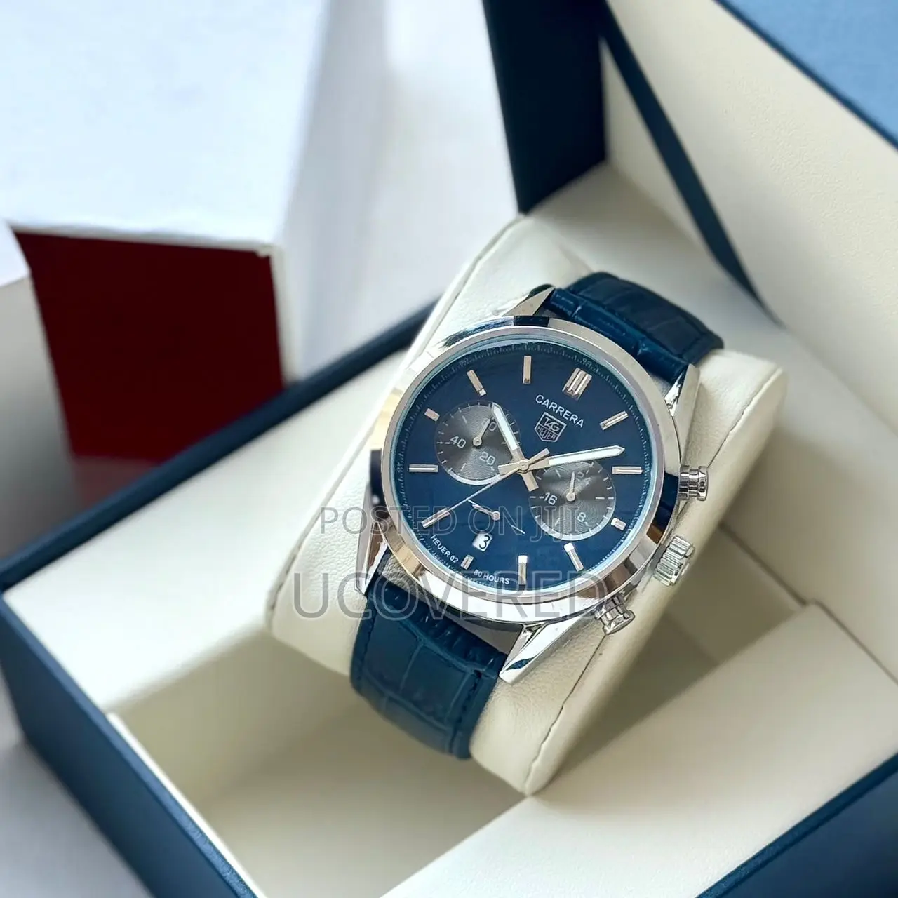Branded Men’S Casual Chronograph Quartz Wristwatch