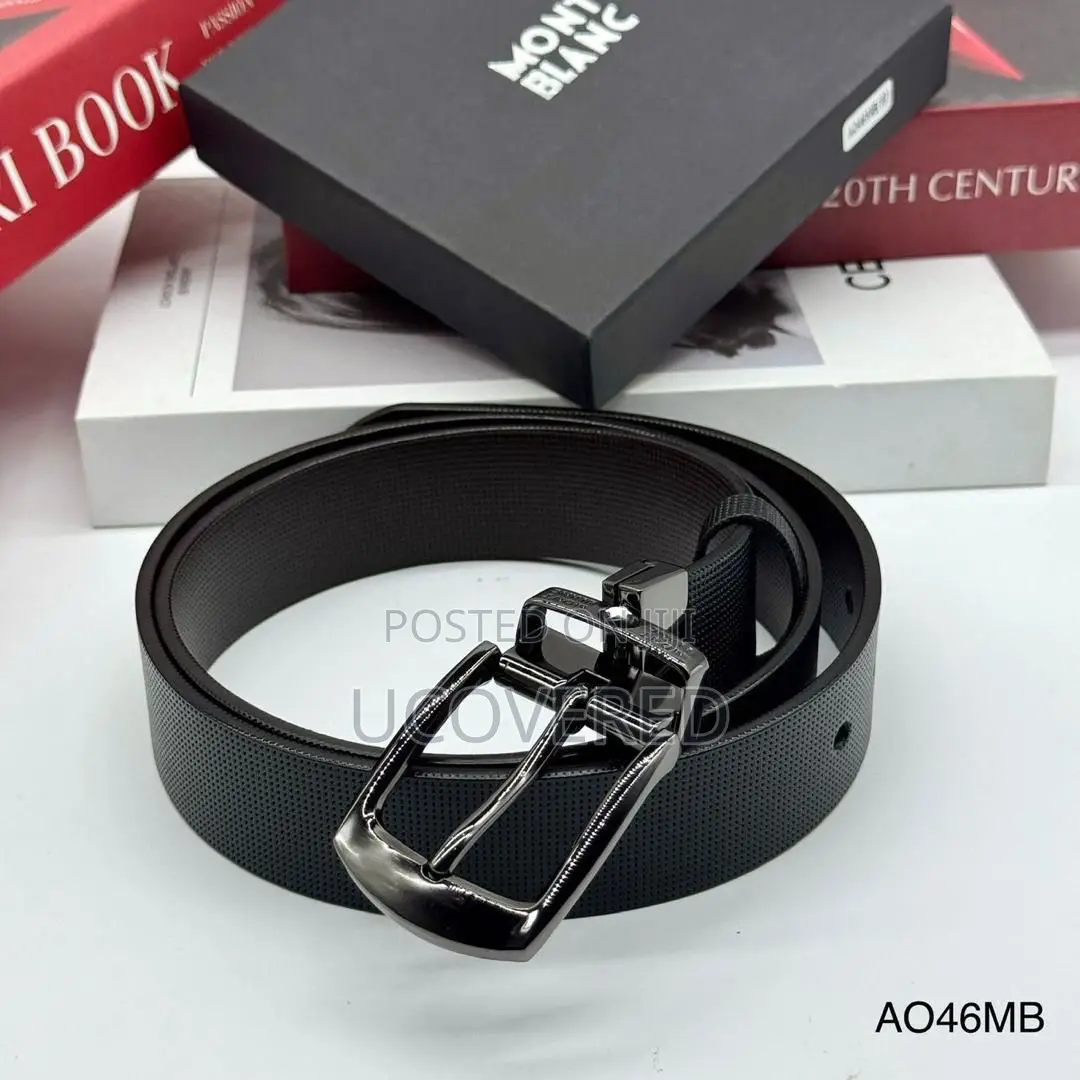Branded Reversible Belt Genuine Leather Dress Belt