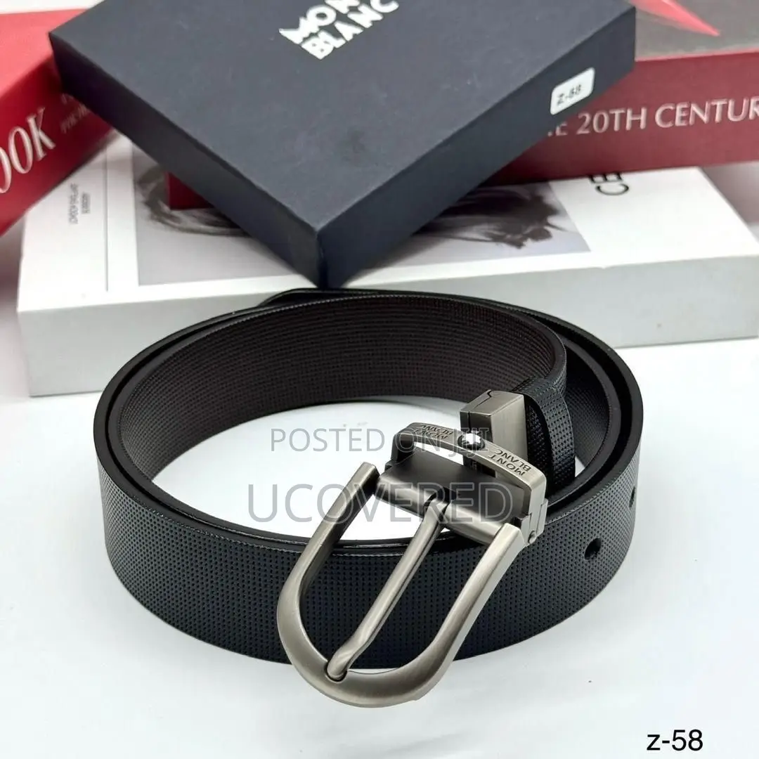 Branded Reversible Belt Genuine Leather Dress Belt
