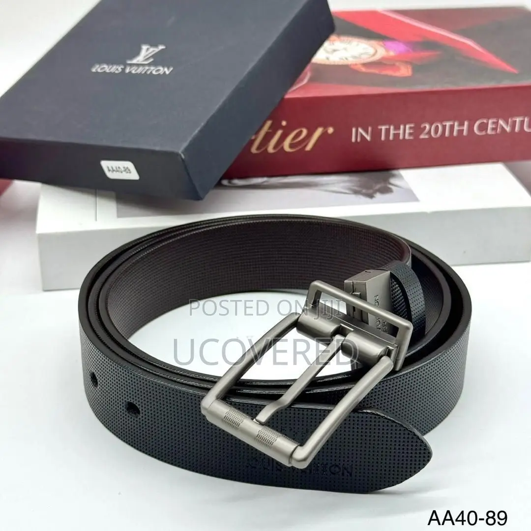 Branded Reversible Belt Genuine Leather Dress Belt