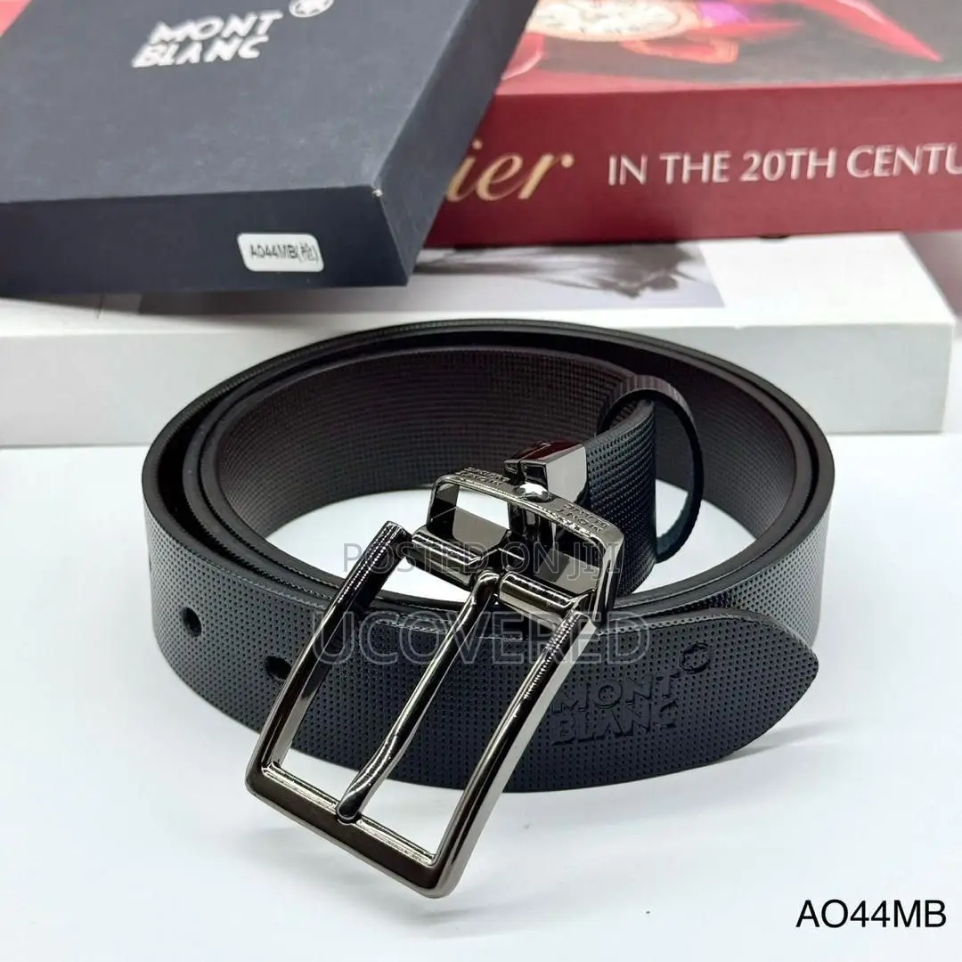 Branded Reversible Belt Genuine Leather Dress Belt