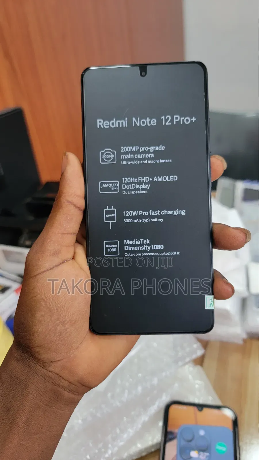 New Xiaomi Redmi Note 12 Pro+ 256 GB Black