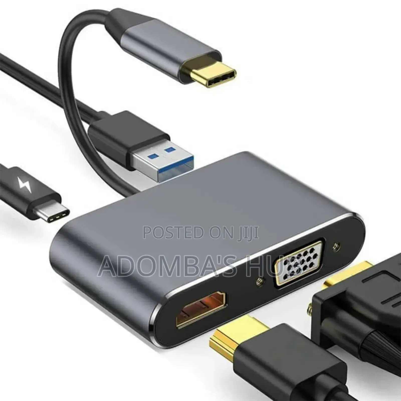 4 in 1 Type C Hub Docking Station