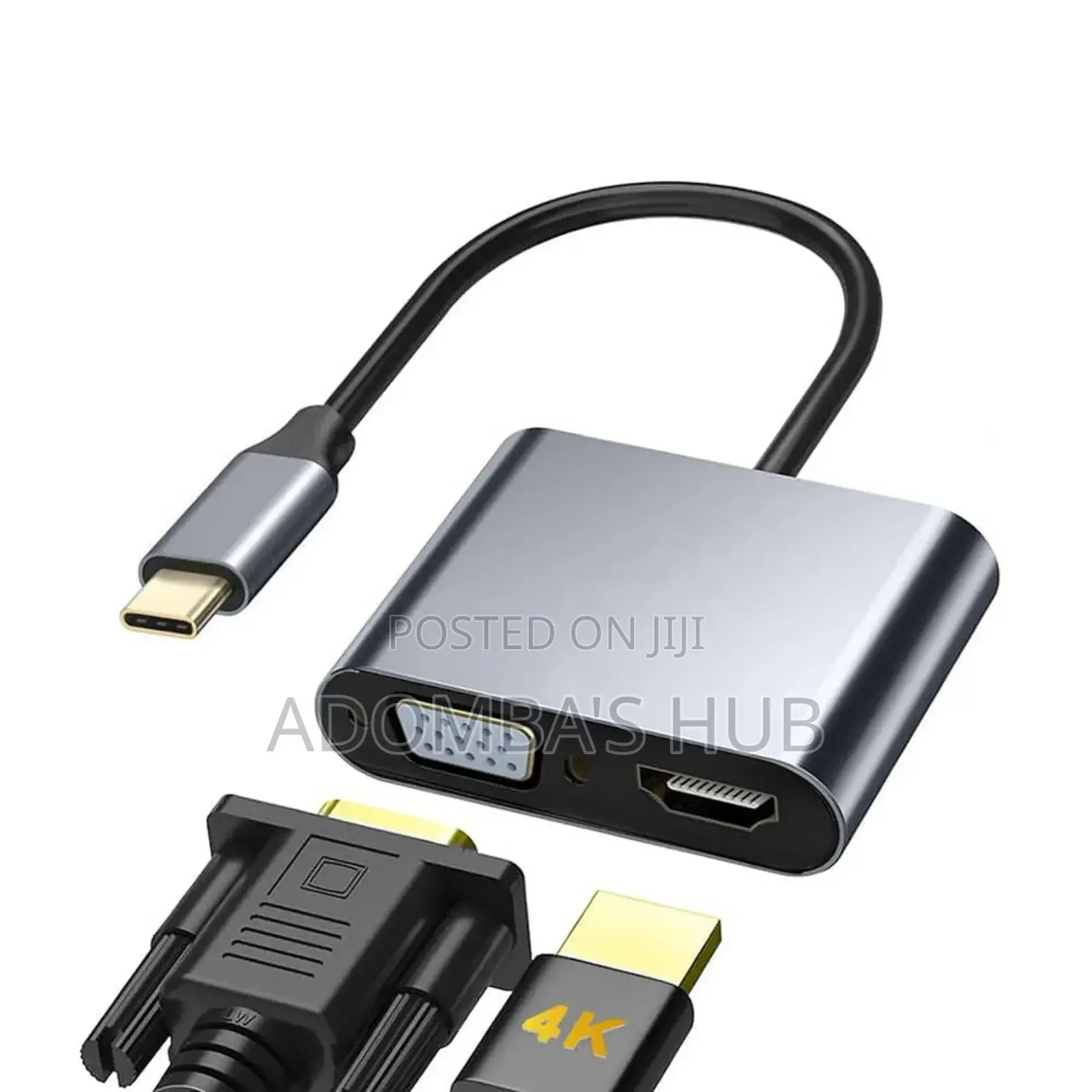 4 in 1 Type C Hub Docking Station