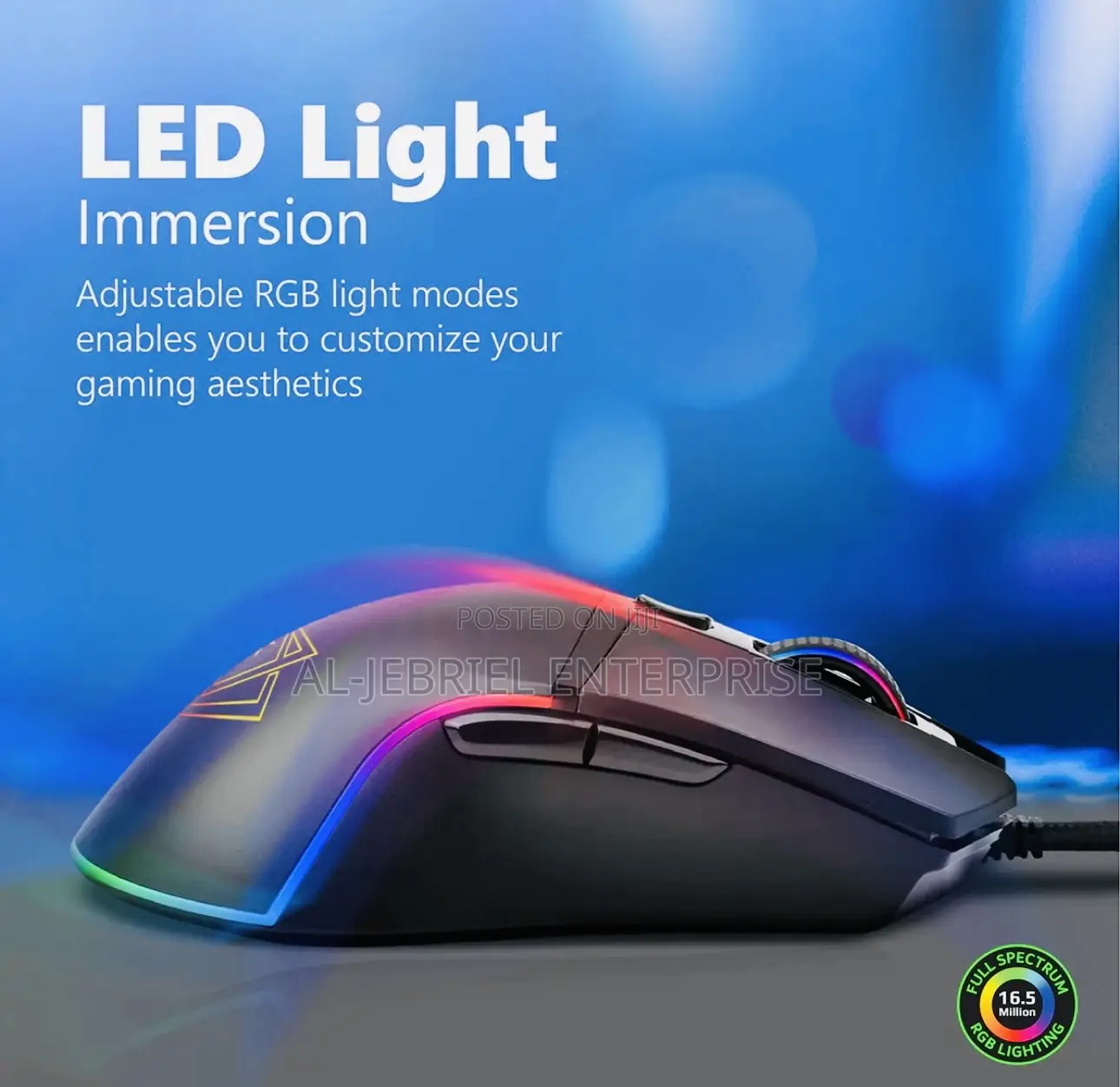 Vertux Argon Wired Optimum Gaming Mouse