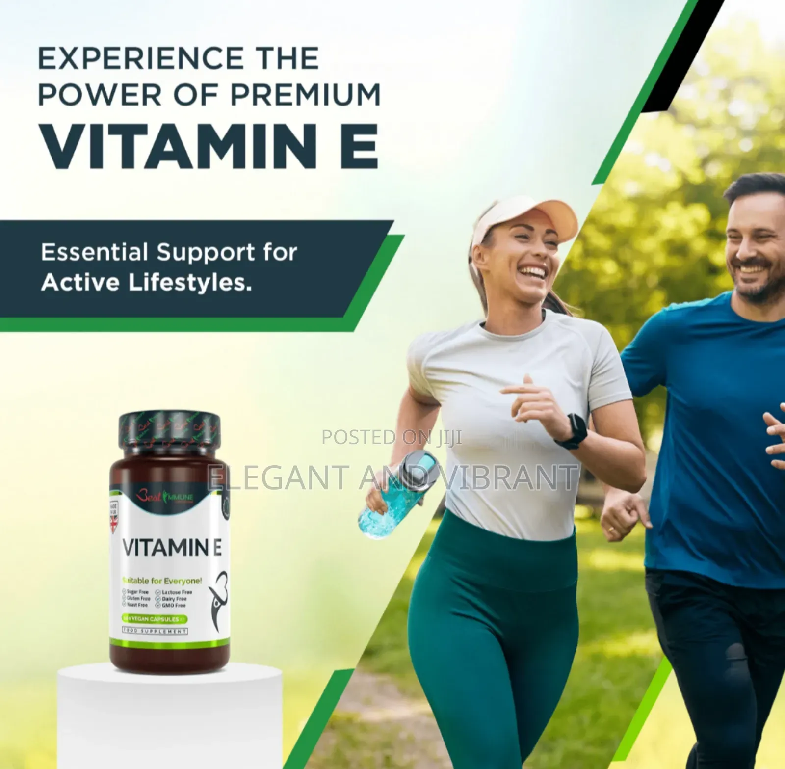 Improved Formula Vitamin E 500iu 100 Vegan Capsules