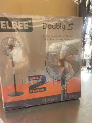 Elbee 16” Standing Fan With 10 Blades