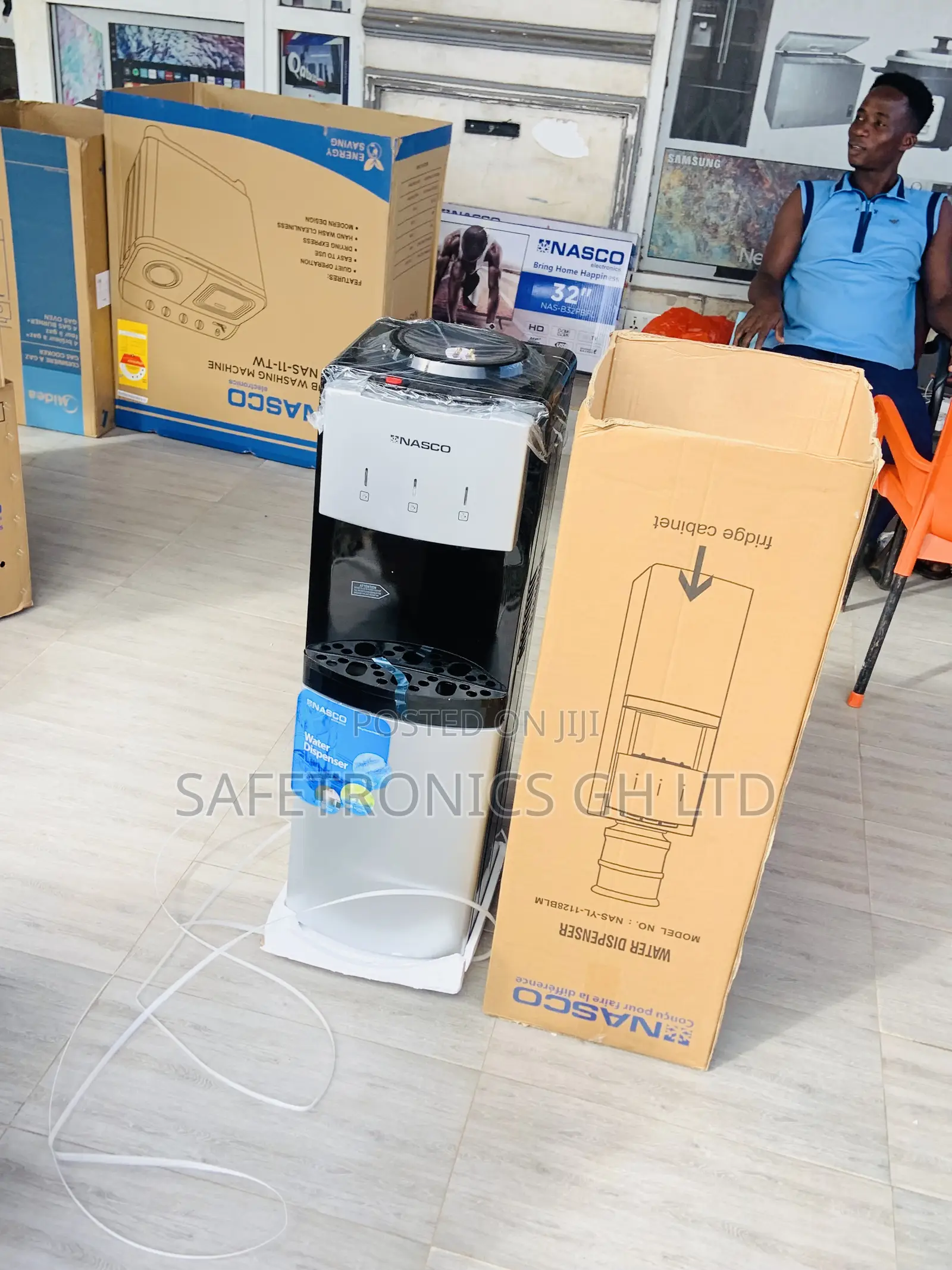 Premium Nas-Yl-1128 Grey/Black Nasco Water Dispenser