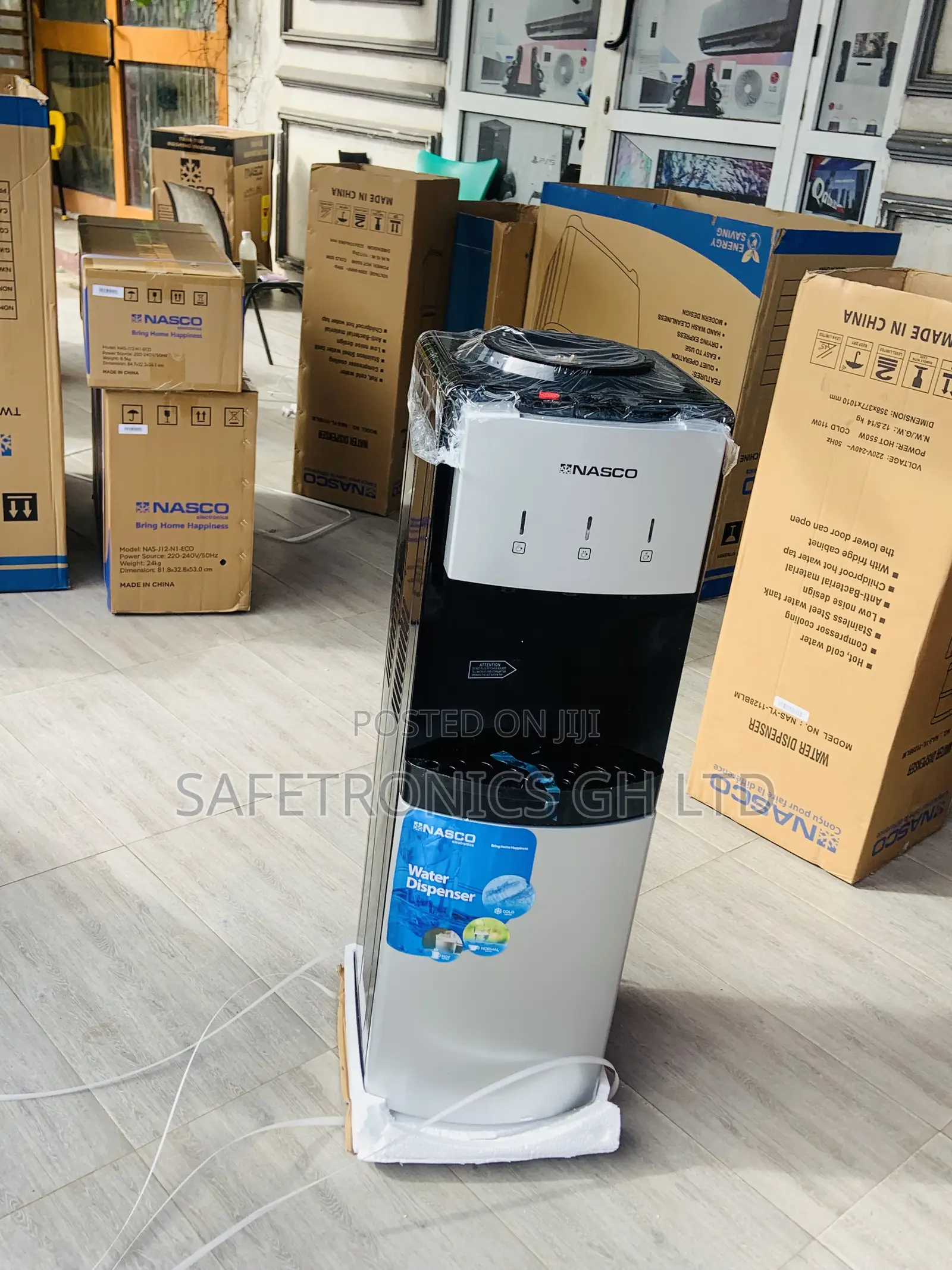 Zealous Nasco Nas-Yl-1128 Grey/Black Water Dispenser