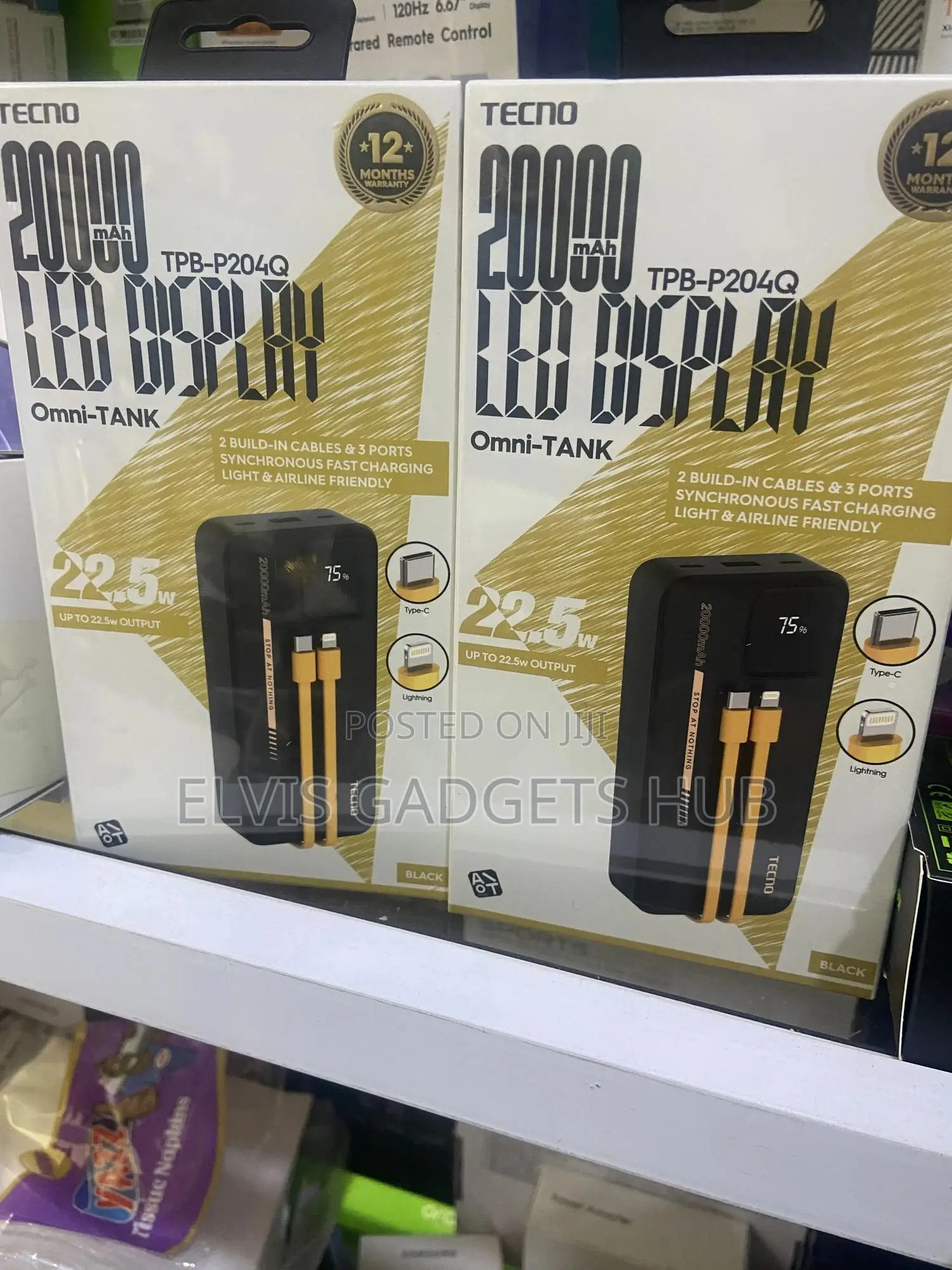 Tecno 20000mah Powerbank