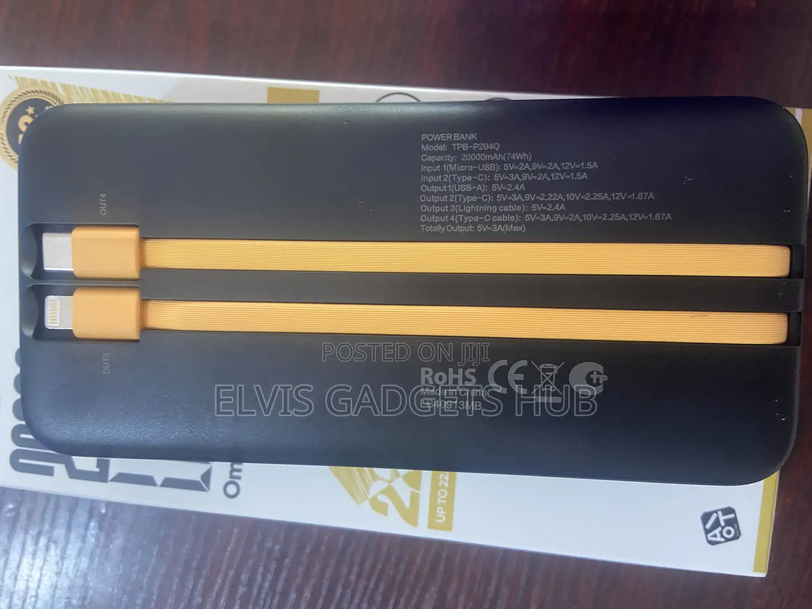 Tecno 20000mah Powerbank