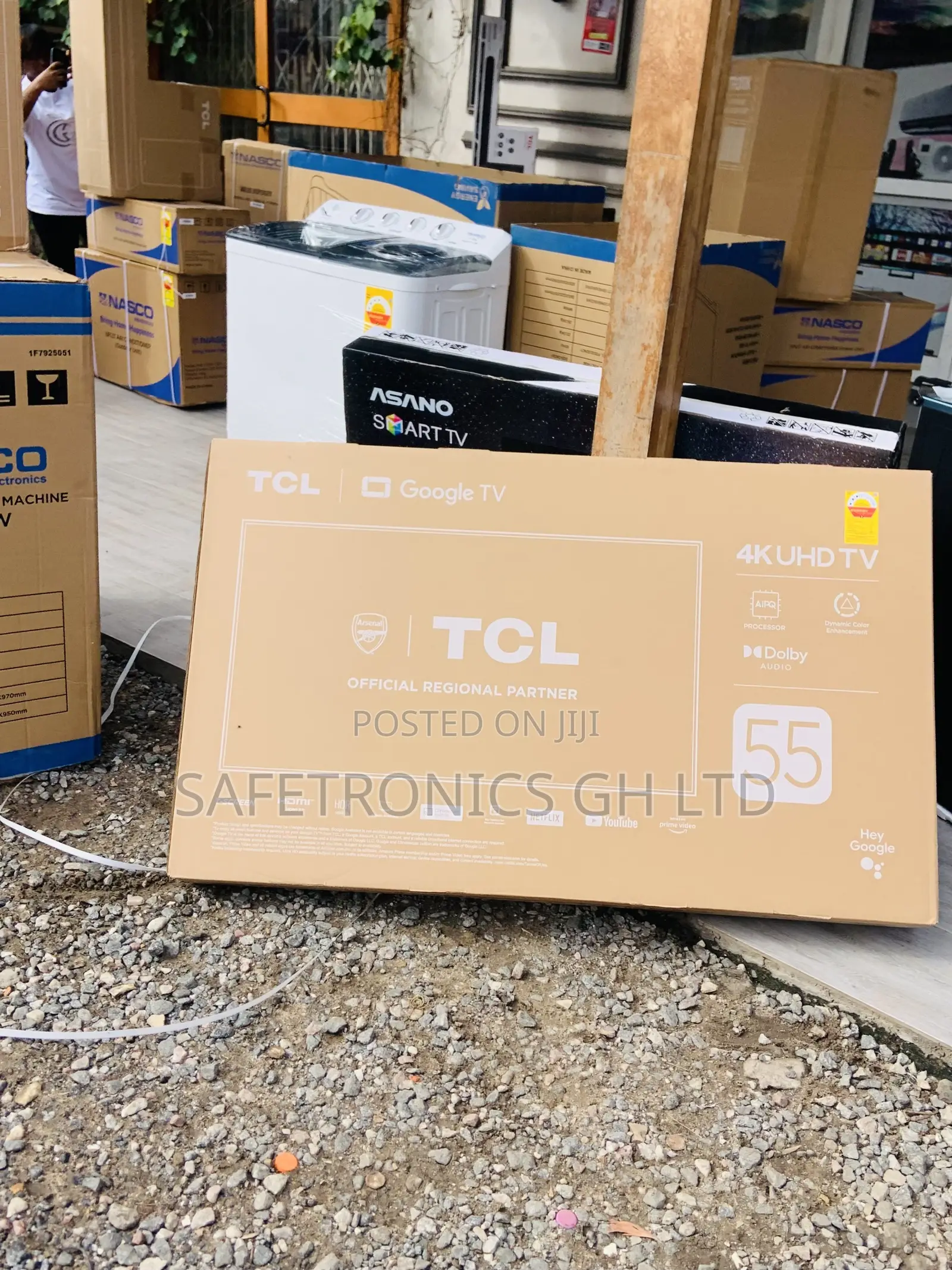 Original 55 Inch Crystal Smart P635 Led TCL Android Tv