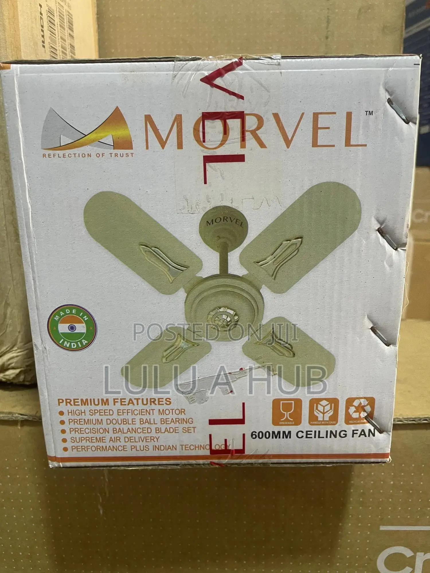 Morvel Short Blades Ceiling Fan