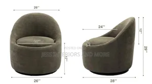 Accent Chair (Swivel) Dark Green